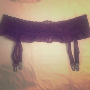 Victoria’s Secret lace garter belt